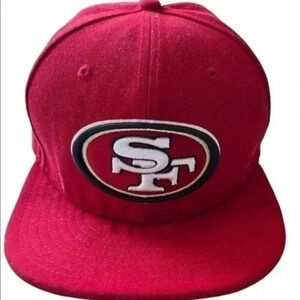 New Era SF NFL San Francisco 7 1/4 Red Hat